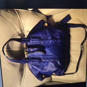 orYANY Cassie Navy Blue Medium Convertible Handbag